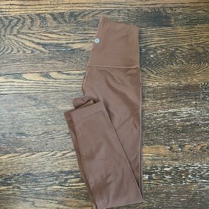 Lululemon Roasted Brown align- size 2- NWOT